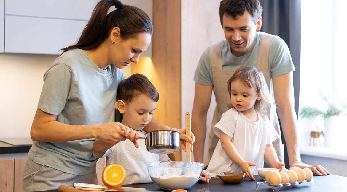 cooking with kids